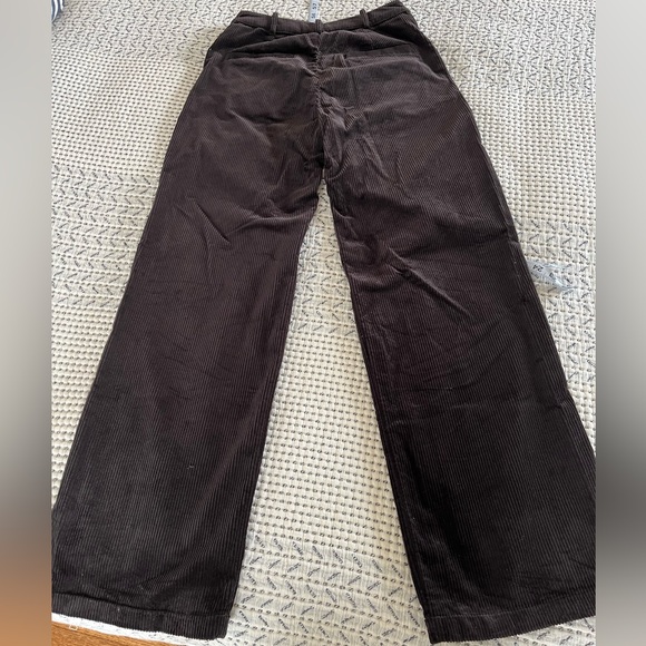 Brora Organic Corduroy Wide Leg Trousers - Picture 6 of 8